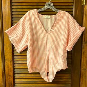 Striped summer blouse